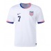 Camiseta Estados Unidos Giovanni Reyna #7 Primera Equipación Replica Copa America 2024 mangas cortas